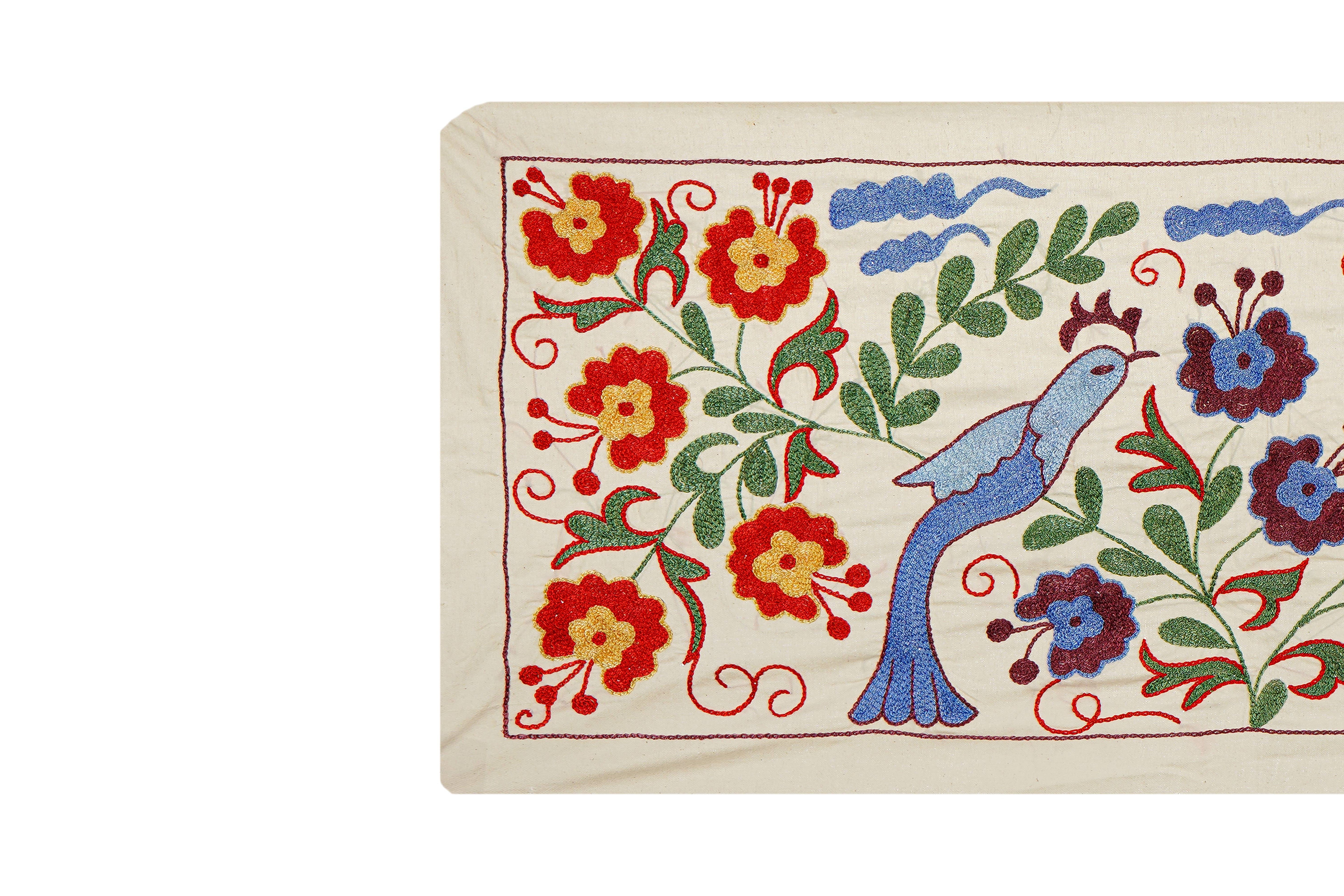 Suzani Wall Hanging & Tablecloth | 17'' x 37''