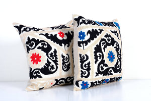 Suzani Pillow Cover Set of 2 | 21'' x 22''