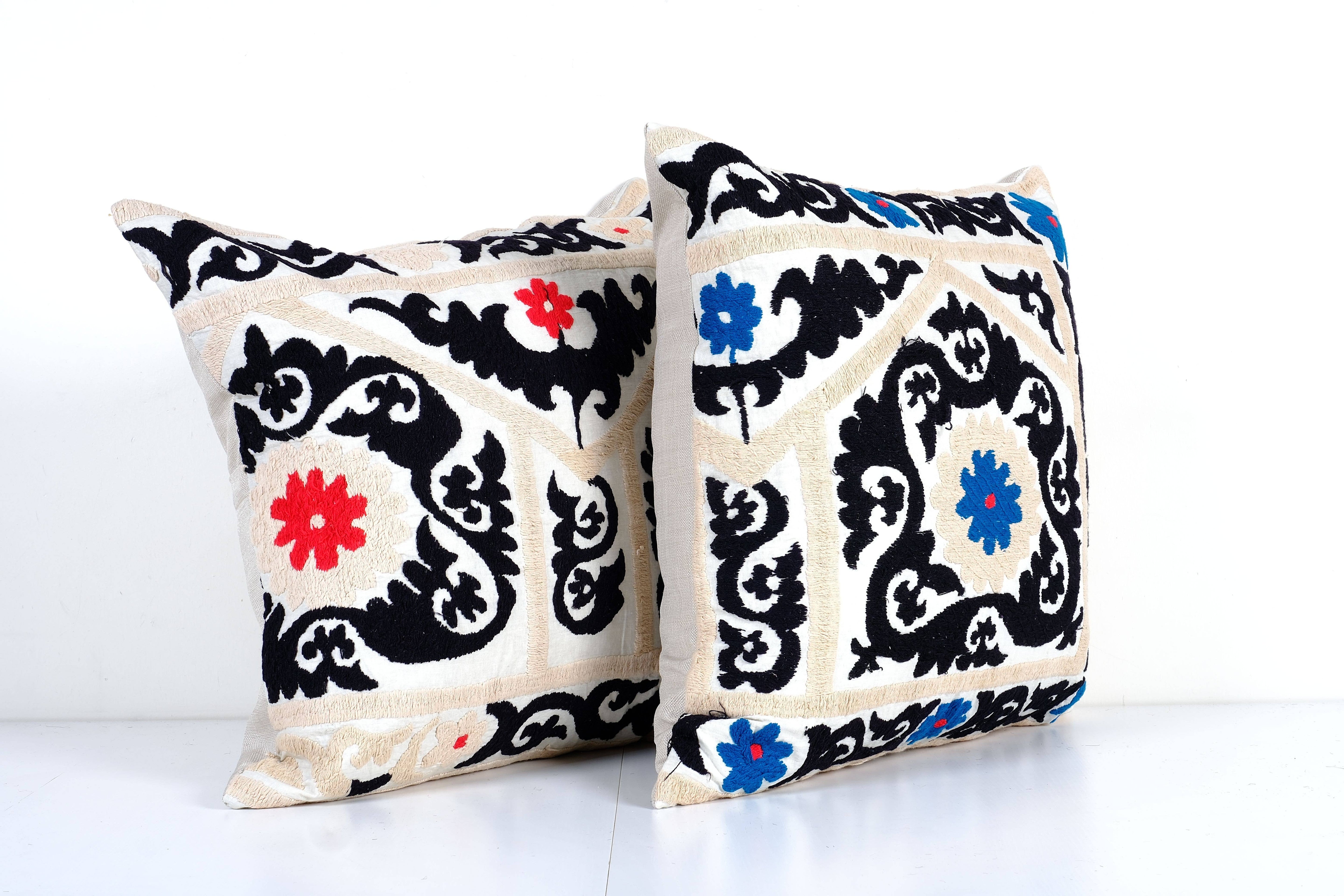 Suzani Pillow Cover Set of 2 | 21'' x 22''