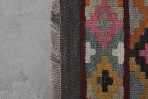 Vintage Turkish Kilim Runner 2'6'' x 14'11''