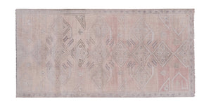 Vintage Turkish Karapinar Rug 5'1'' x 10'2''