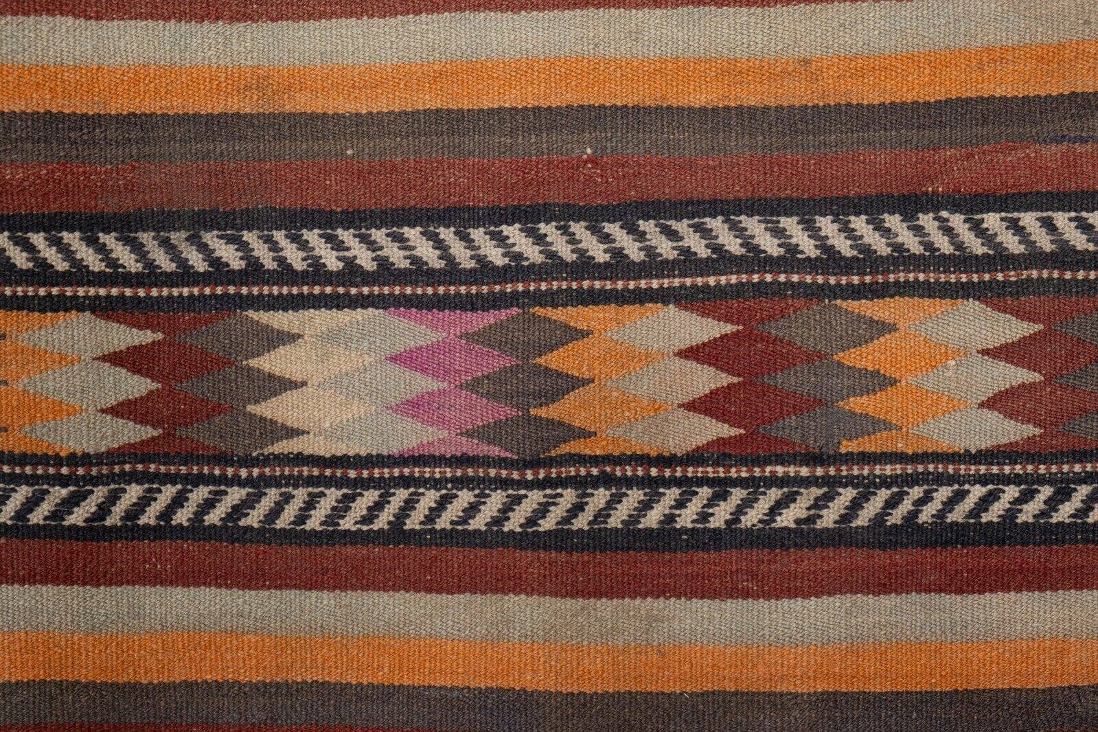 Vintage Turkish Kilim Runner 2'7'' x 16'10''