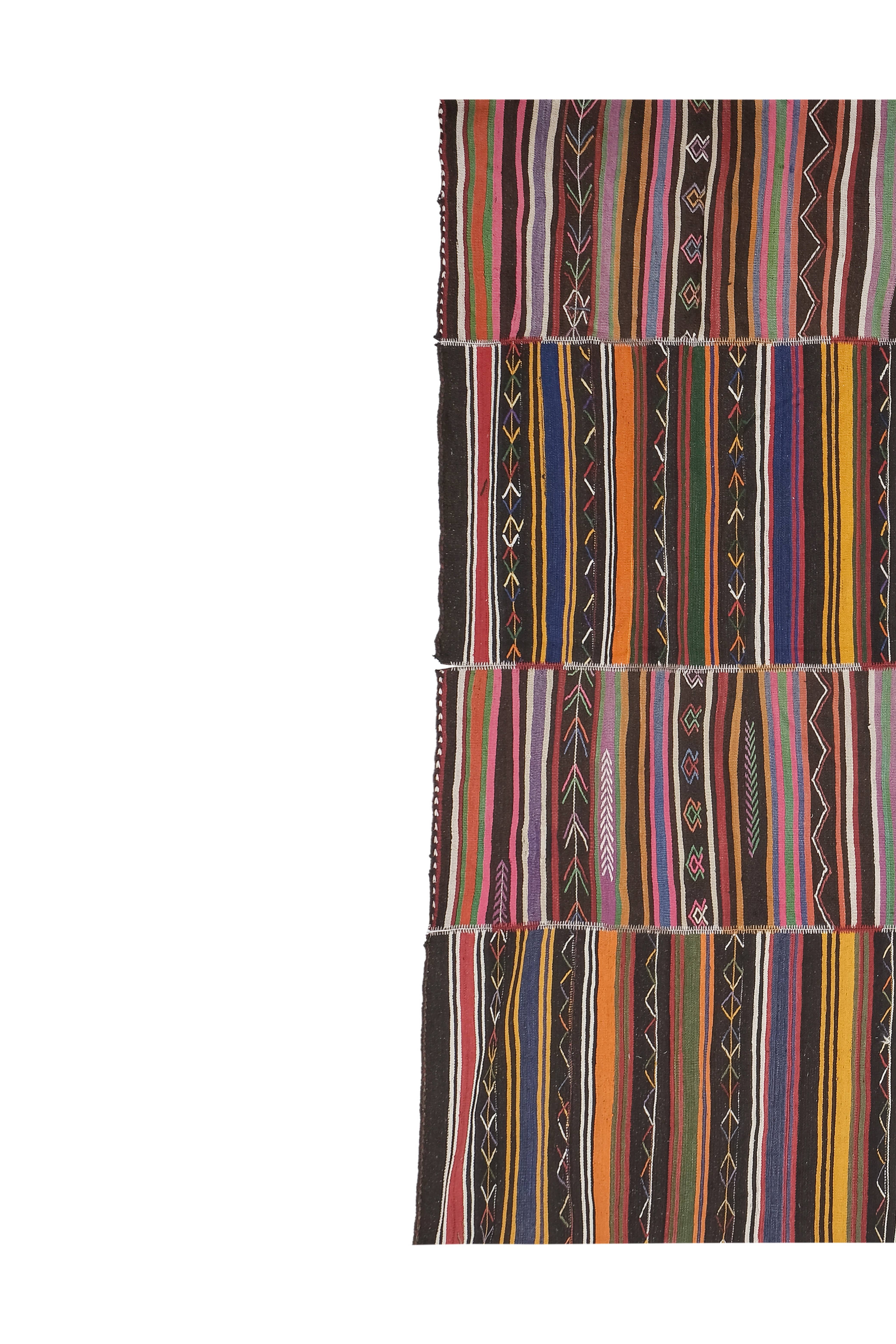 Vintage Turkish Kilim Rug 10' x 11'5''
