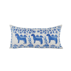 Camel Suzani Pillow Cover | 12'' x 24''