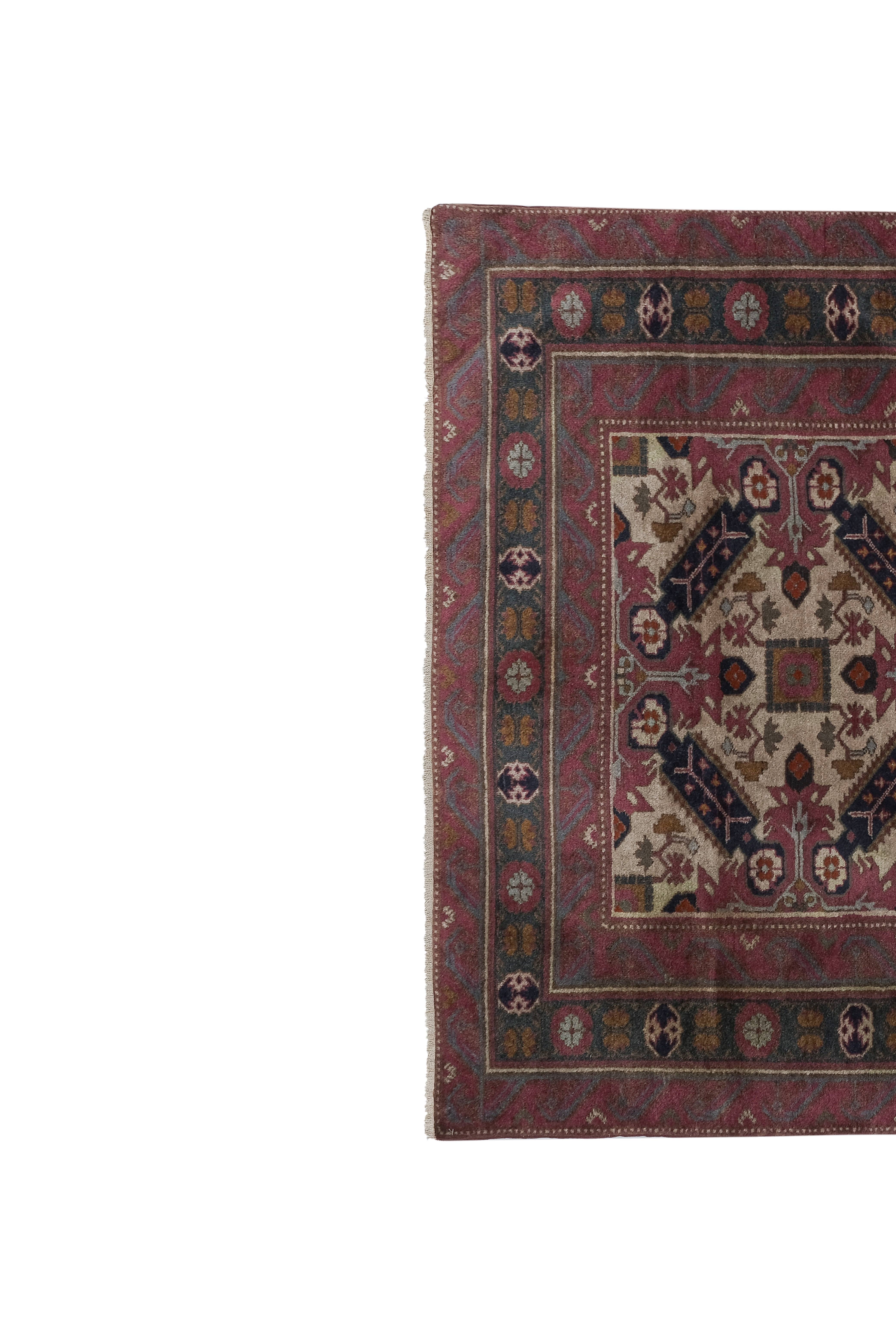 Vintage Caucasian Rug 4'2'' x 6'3''