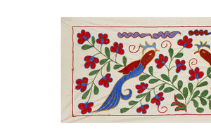 Bird Suzani Table Runner | 17'' x 38''
