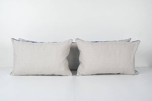 Silk Ikat Velvet Pillow Cover | 16'' x 48''