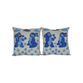 Bunny Suzani Pillow Cover | 18'' x 18''