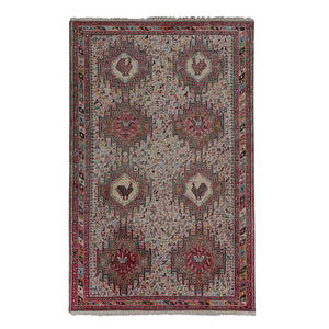 Vintage Soumac Kilim Rug 4' x 6'5''