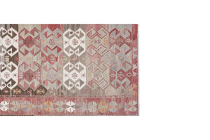 Vintage Turkish Kilim Runner 4'8'' x 13'5''
