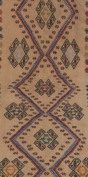 Vintage Turkish Kilim Runner 1'8'' x 14'11''