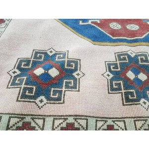 Vintage Oushak Rug 6'3'' x 6'9''