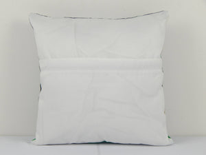 Silk Ikat Velvet Pillow Cover | 14'' x 14''