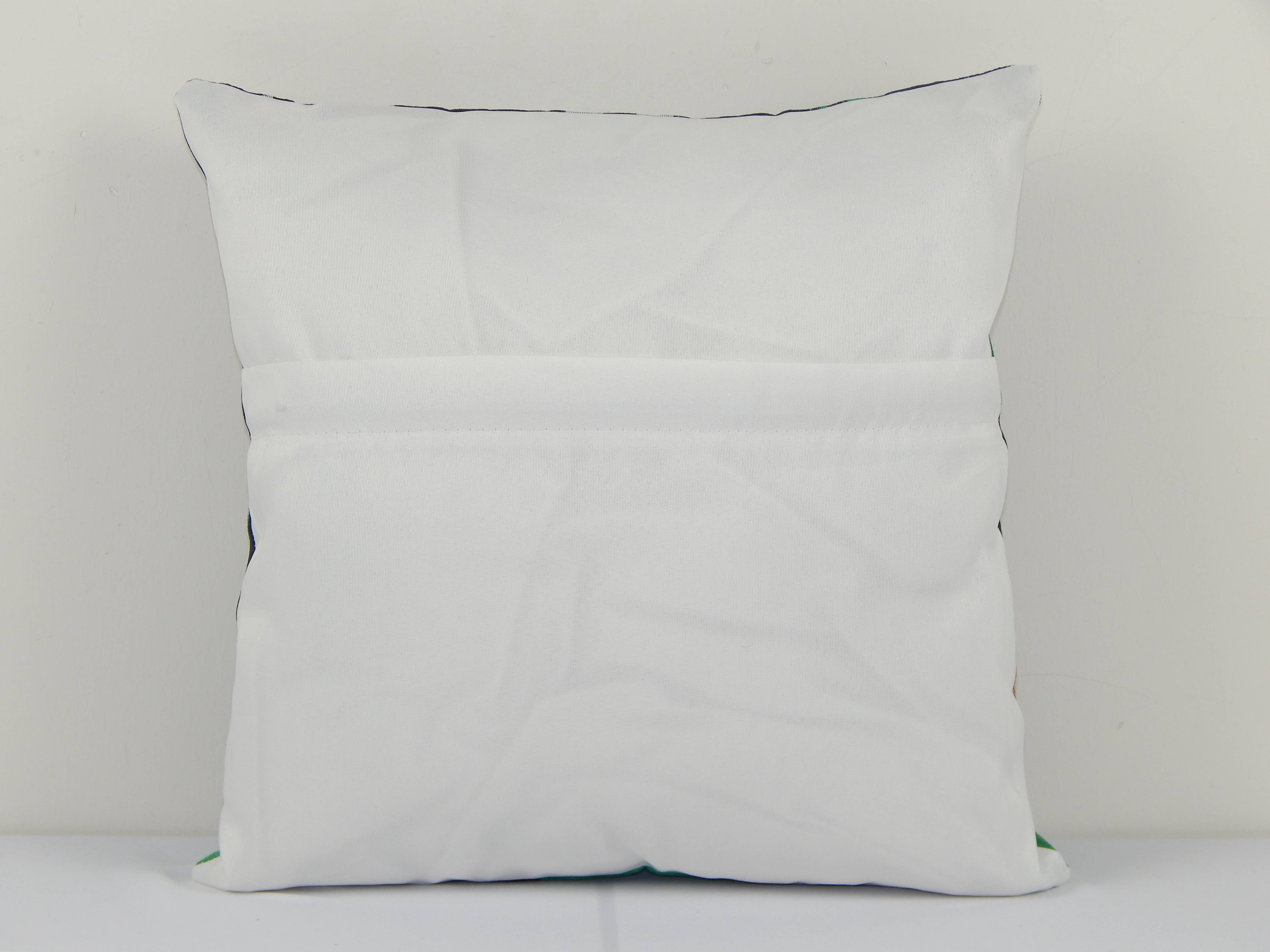 Silk Ikat Velvet Pillow Cover | 14'' x 14''