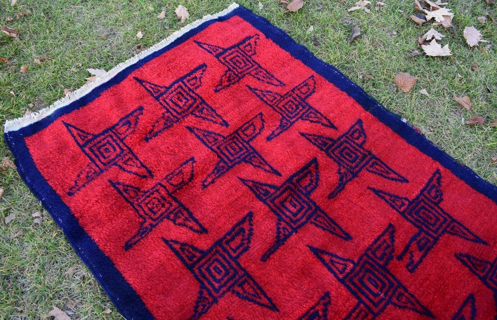 Vintage Turkish Tulu Rug 3'9'' x 6'