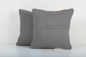 Kilim Pillow Cover Set of 2 | 16'' x 16''
