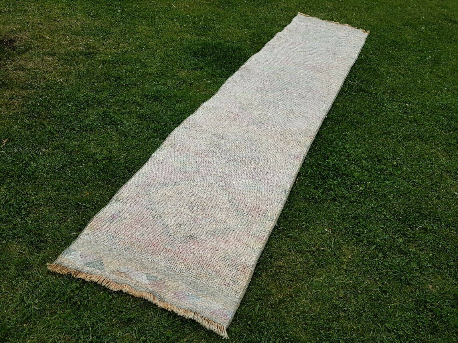 Vintage Turkish Herki Oushak Runner 2'6'' x 11'9''