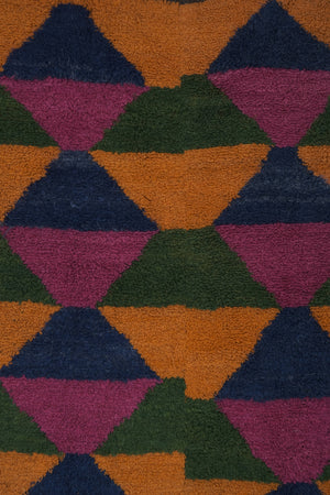 Vintage Turkish Shaggy Tulu Rug 42'' x 54''