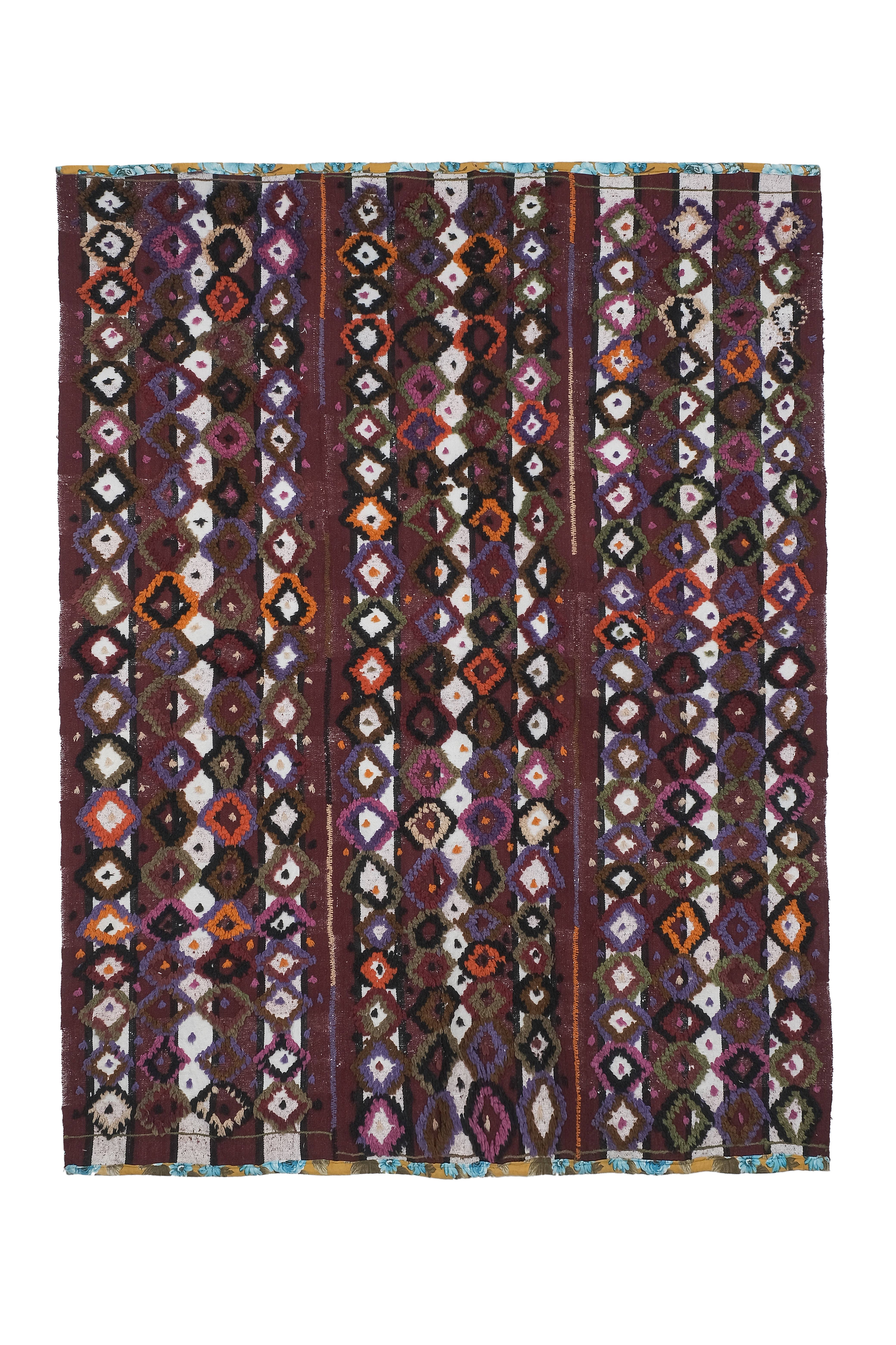 Vintage Turkish Tulu Rug 5'6'' x 7'1''