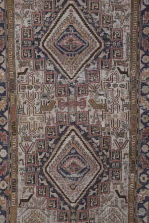 Vintage Turkish Soumac Kilim Rug 3'8'' x 6'8''