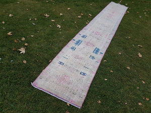 Vintage Oushak Runner 2'4'' x 15'1''