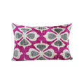 Silk Ikat Velvet Pillow Cover | 15'' x 23''