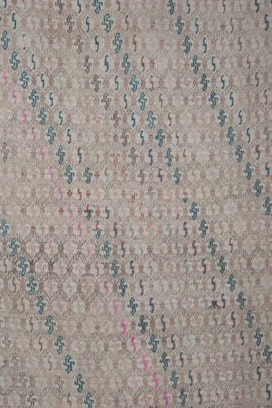 Vintage Turkish Kilim Rug 5'1'' x 7'6''