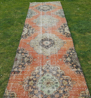 Vintage Turkish Runner Rug 2'11'' x 12'10''
