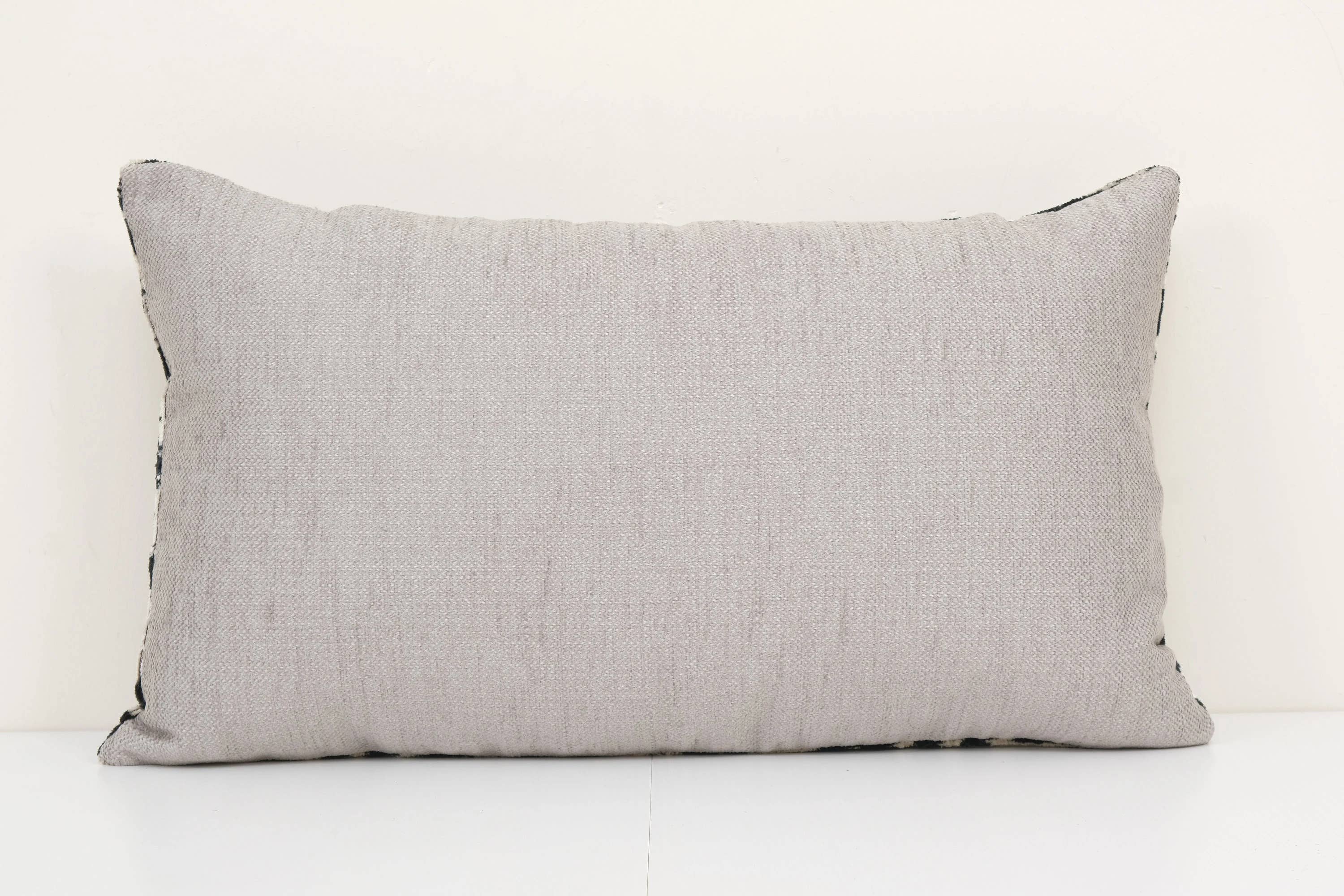 Silk Ikat Velvet Pillow Cover | 16'' x 24''