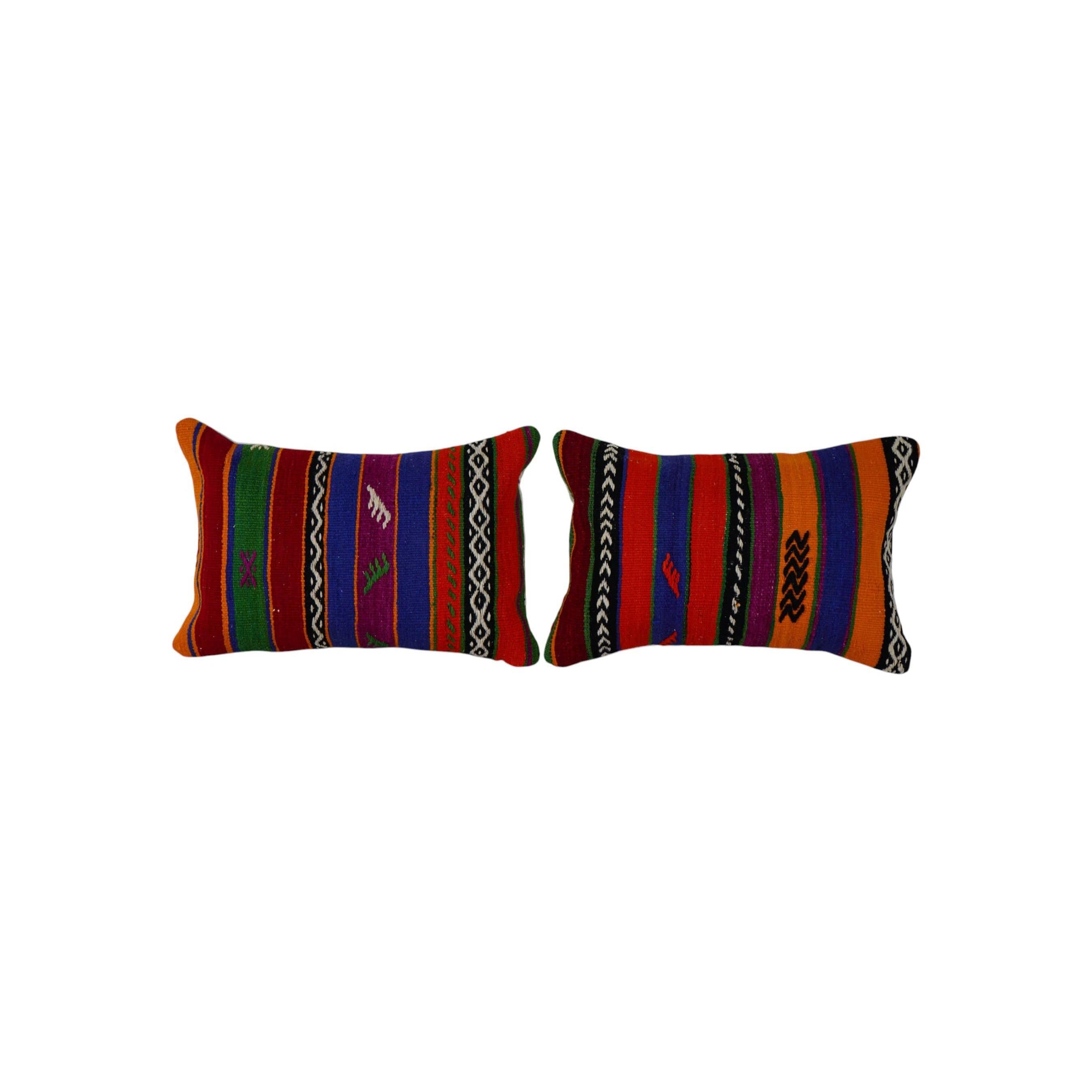 Kilim Pillow Cover Set of 2 | 16'' x 24''