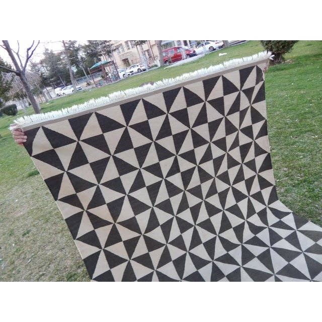 Vintage Turkish Kilim Rug 4'3'' x 6'8''