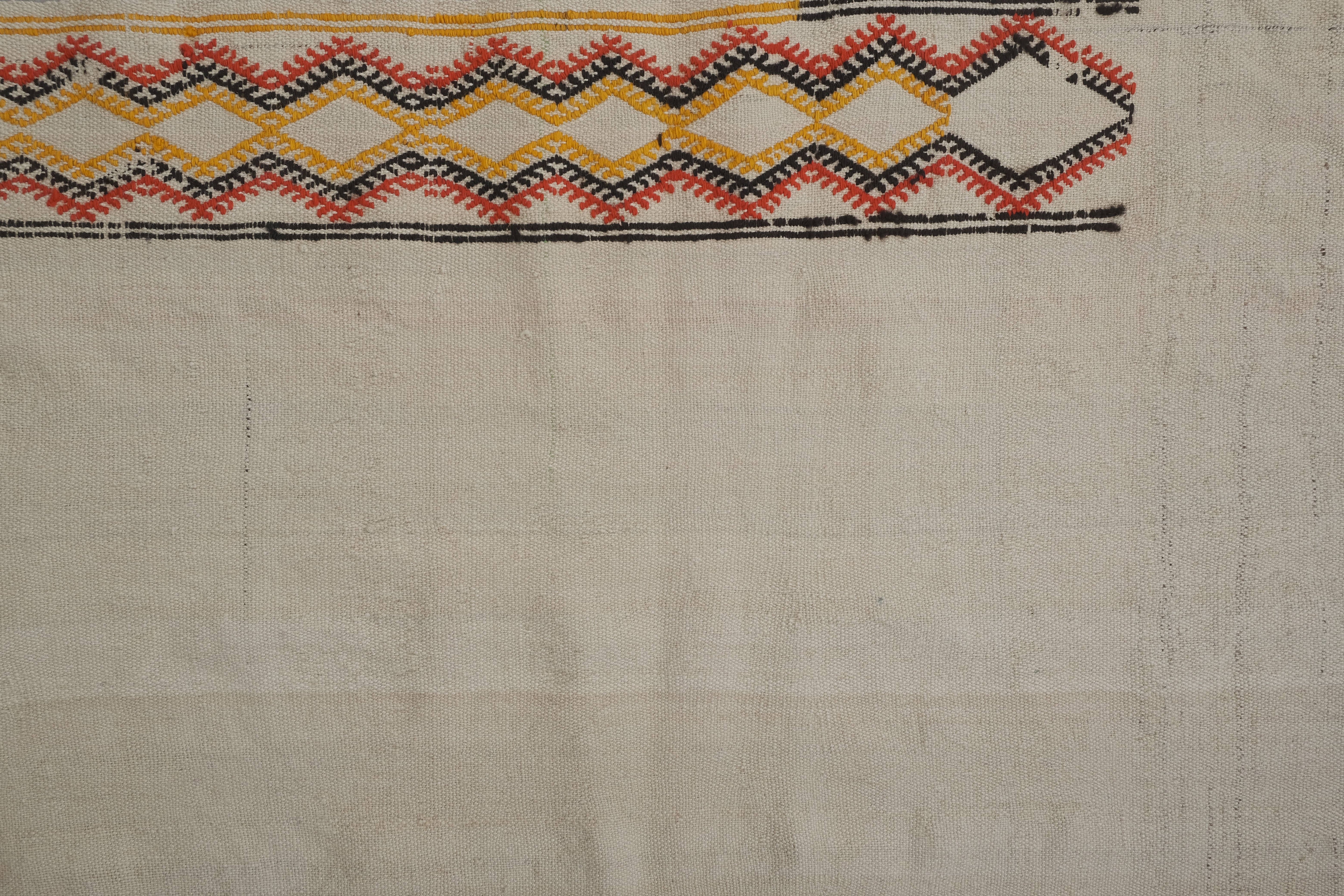 Vintage Turkish Kilim Runner 2'1'' x 15'2''