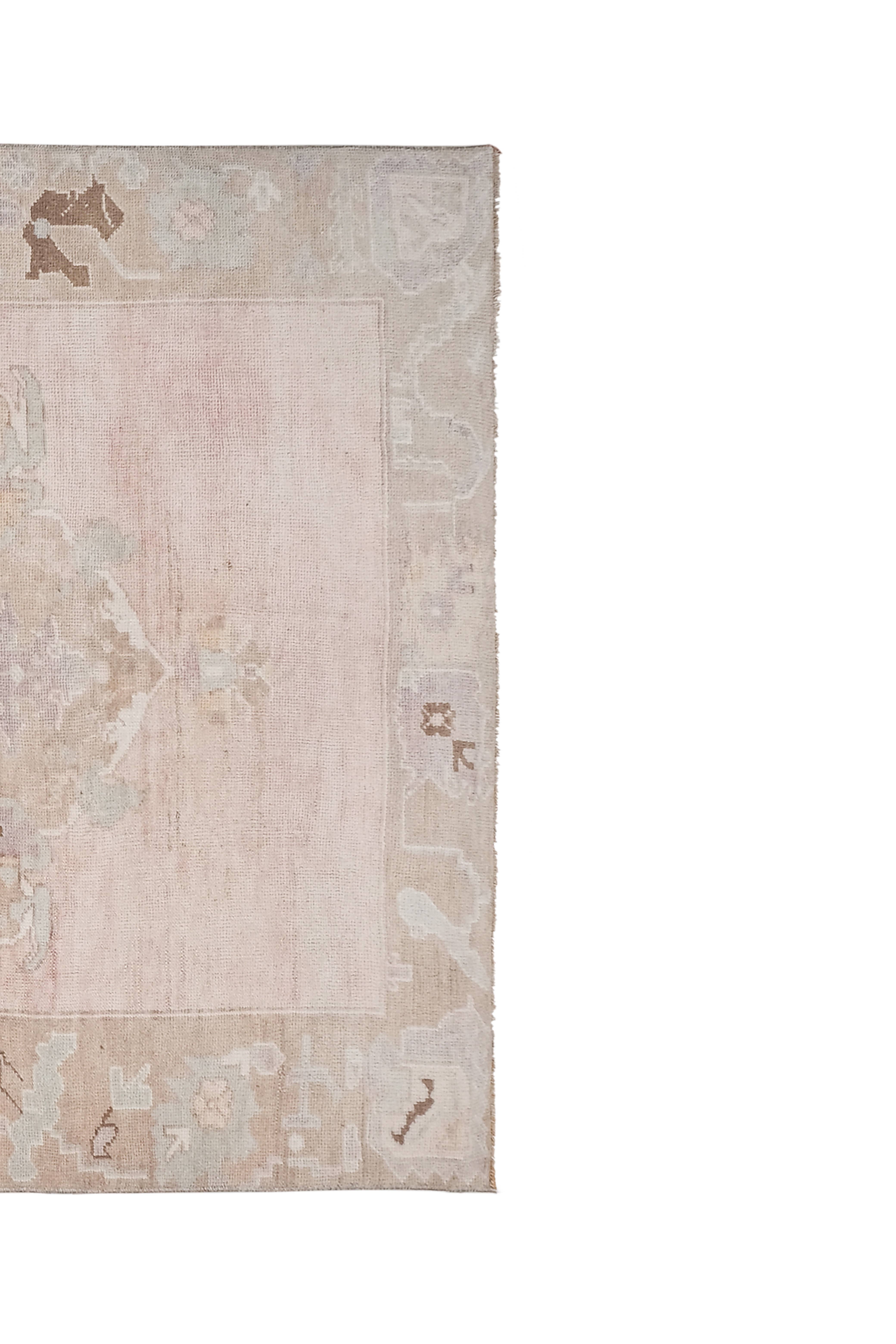 Vintage Turkish Karapinar Runner Rug 5'1'' x 12'2''