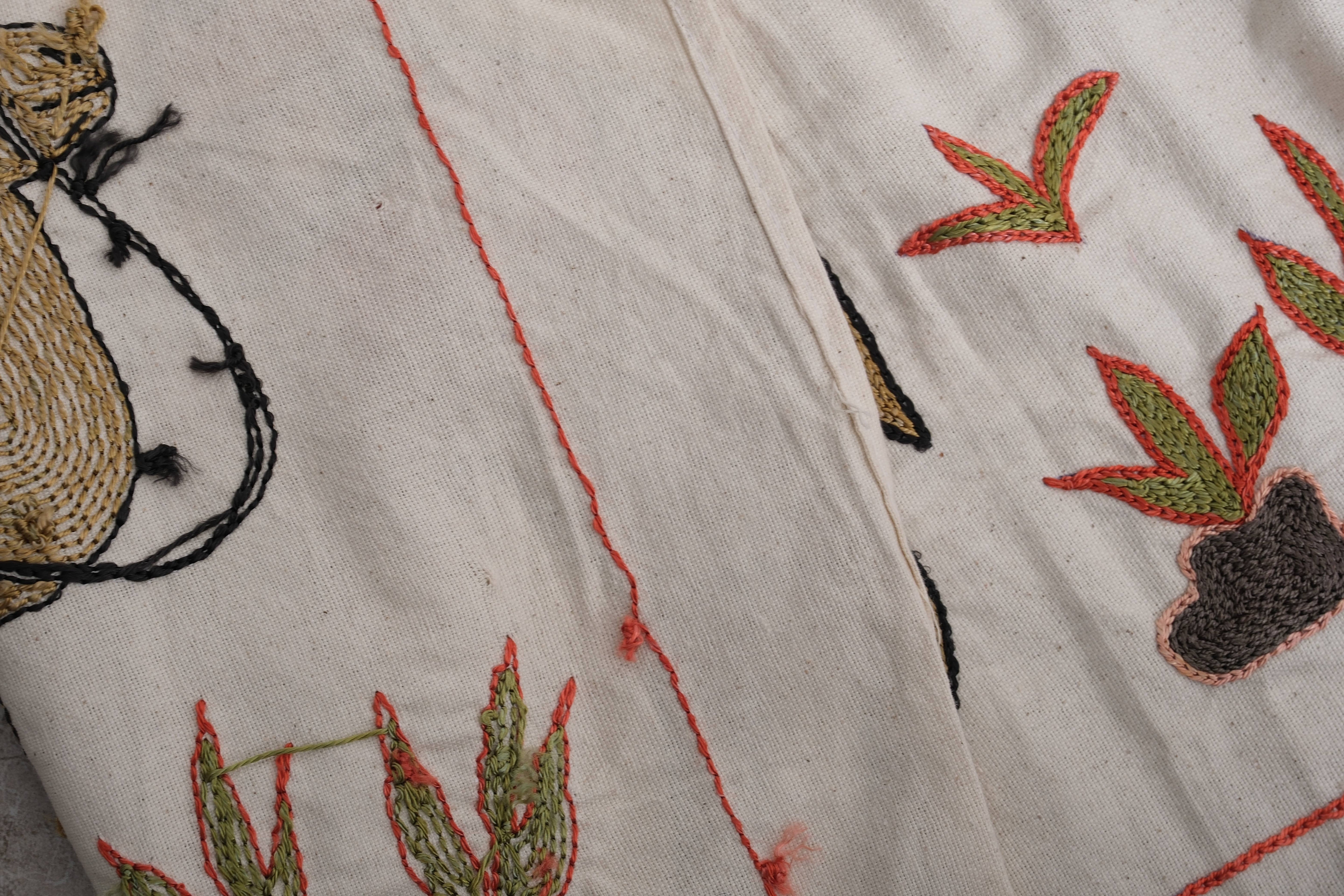 Suzani Wall Hanging & Tablecloth | 20'' x 58''