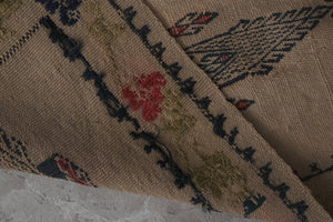 Vintage Turkish Kilim Runner 2'7'' x 13'4''