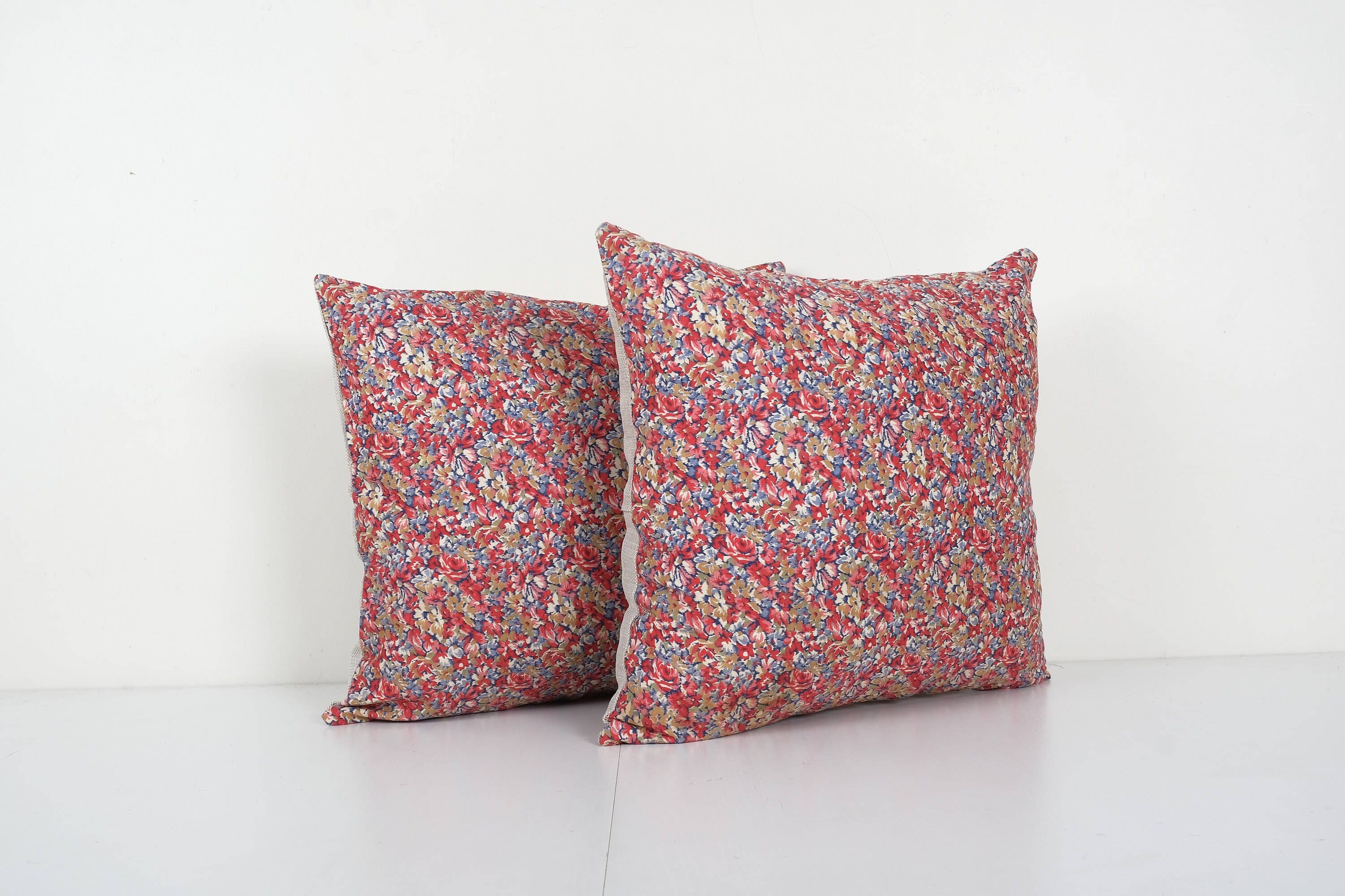 Uzbek Roller Printed Pillow Cover Set of 2 | 18'' x 18''