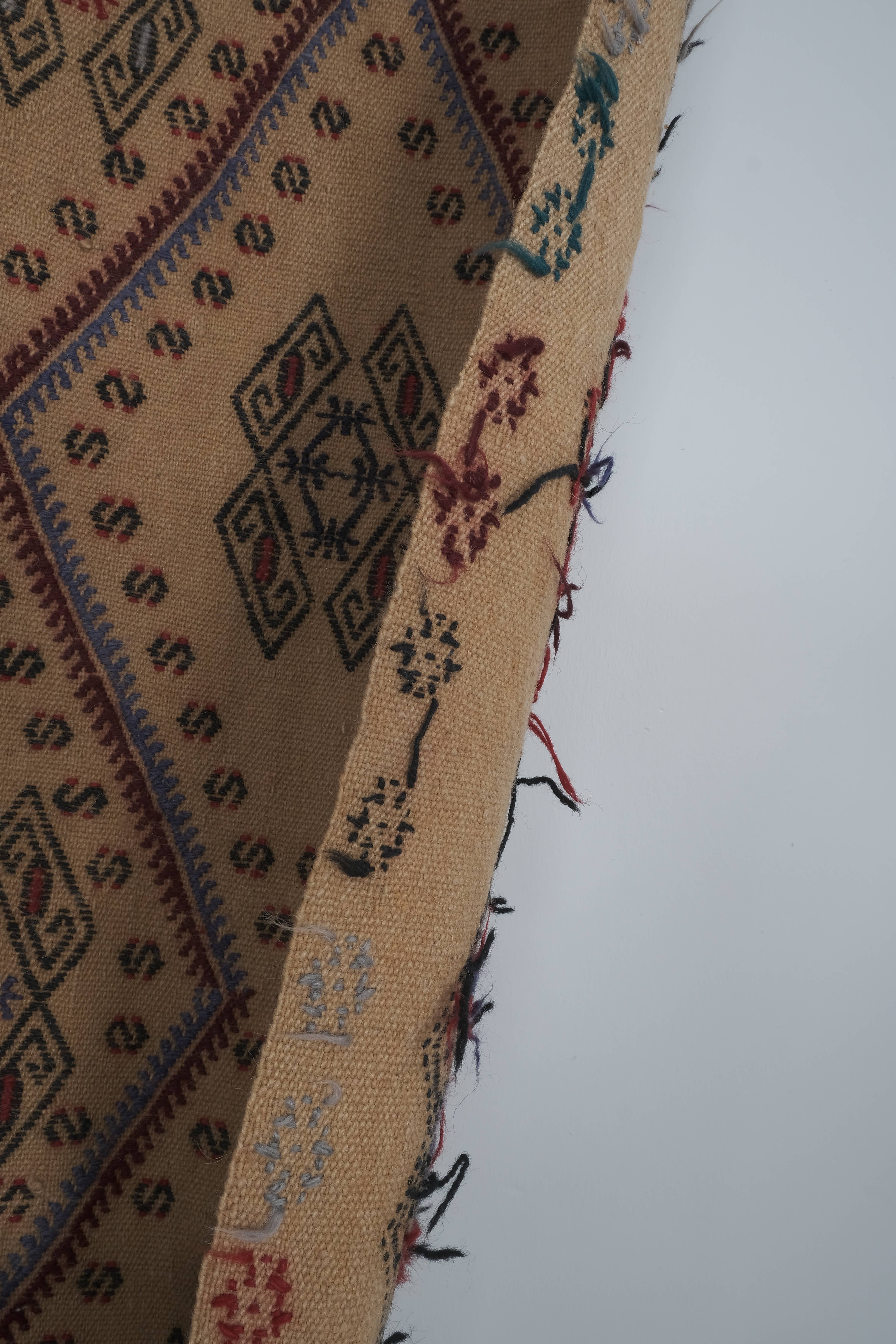 Vintage Turkish Kilim Runner 1'8'' x 14'11''