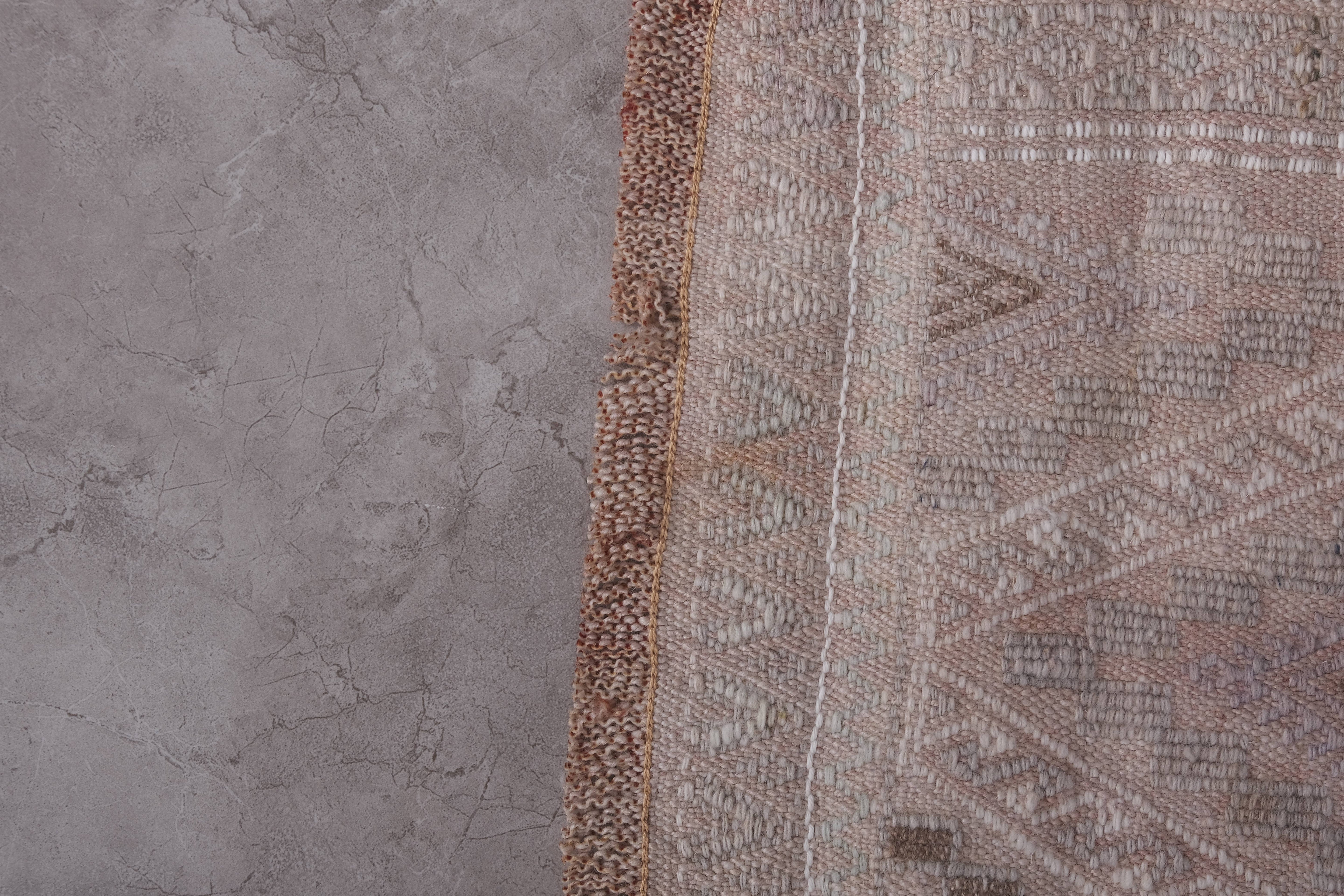 Vintage Turkish Kilim Runner 1'7'' x 15'9''
