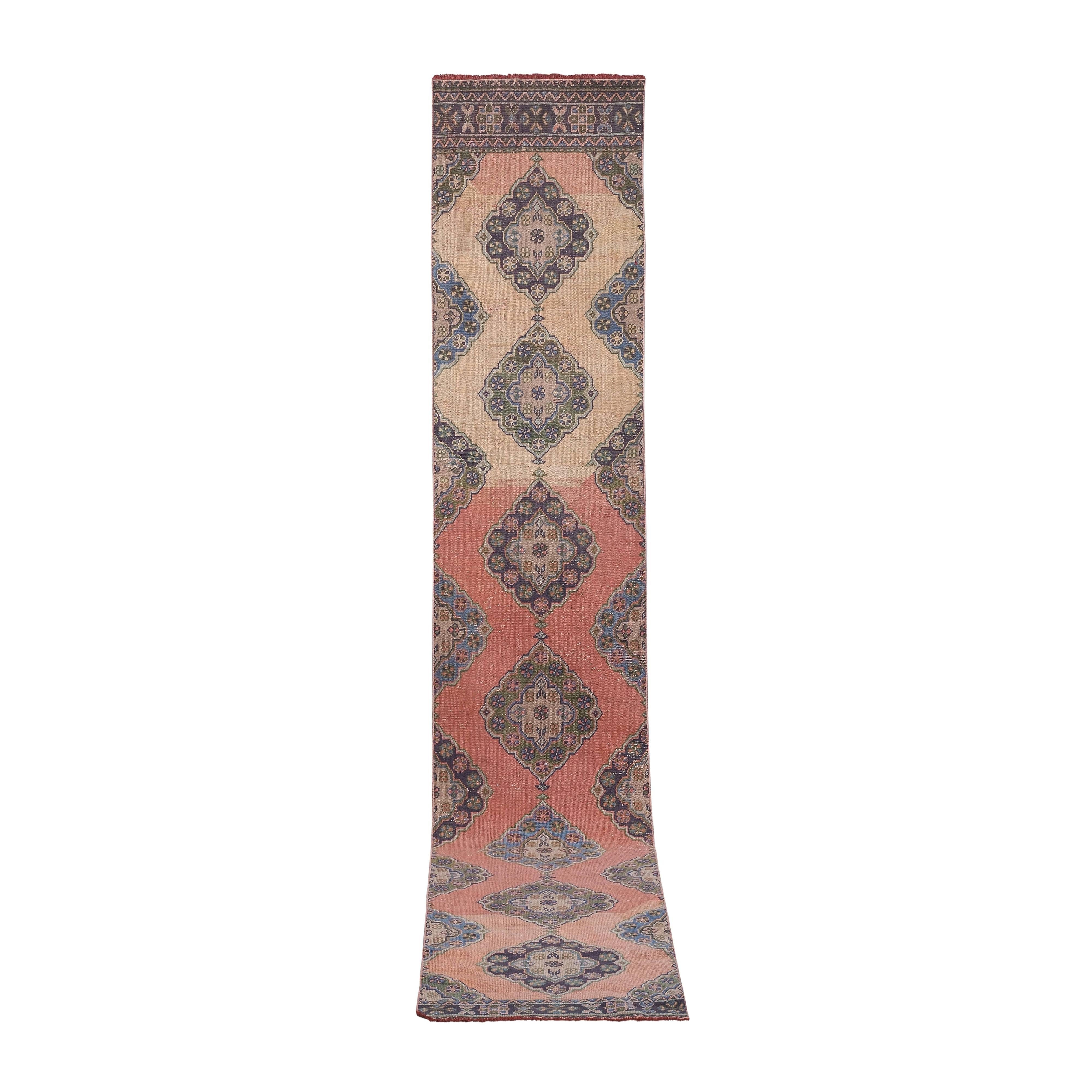 Vintage Oushak Runner 2'8'' x 15'8''