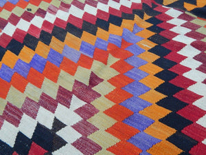 Vintage Turkish Rug 4'2'' x 10'9''