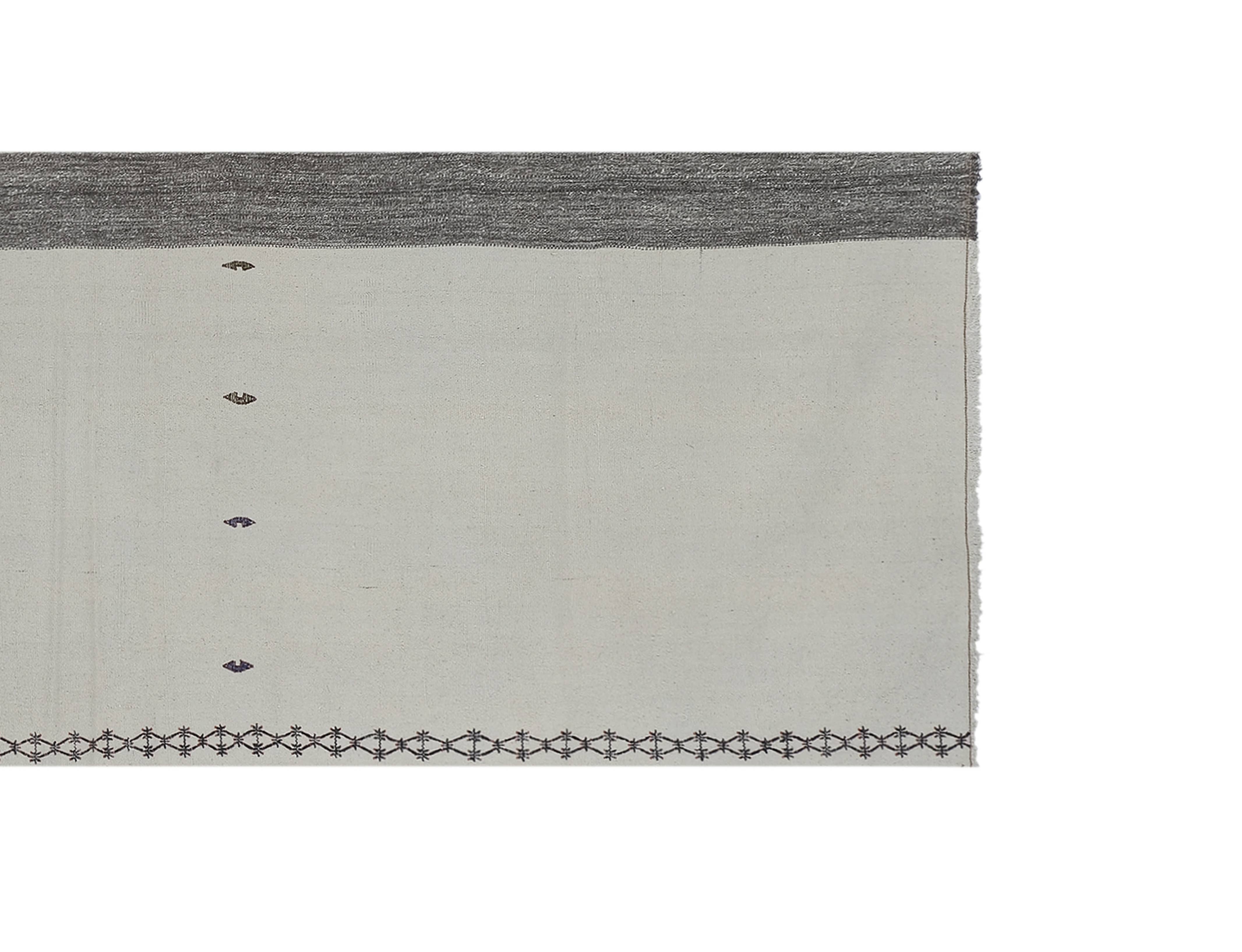 Vintage Turkish Kilim Runner 3'1'' x 10'6''