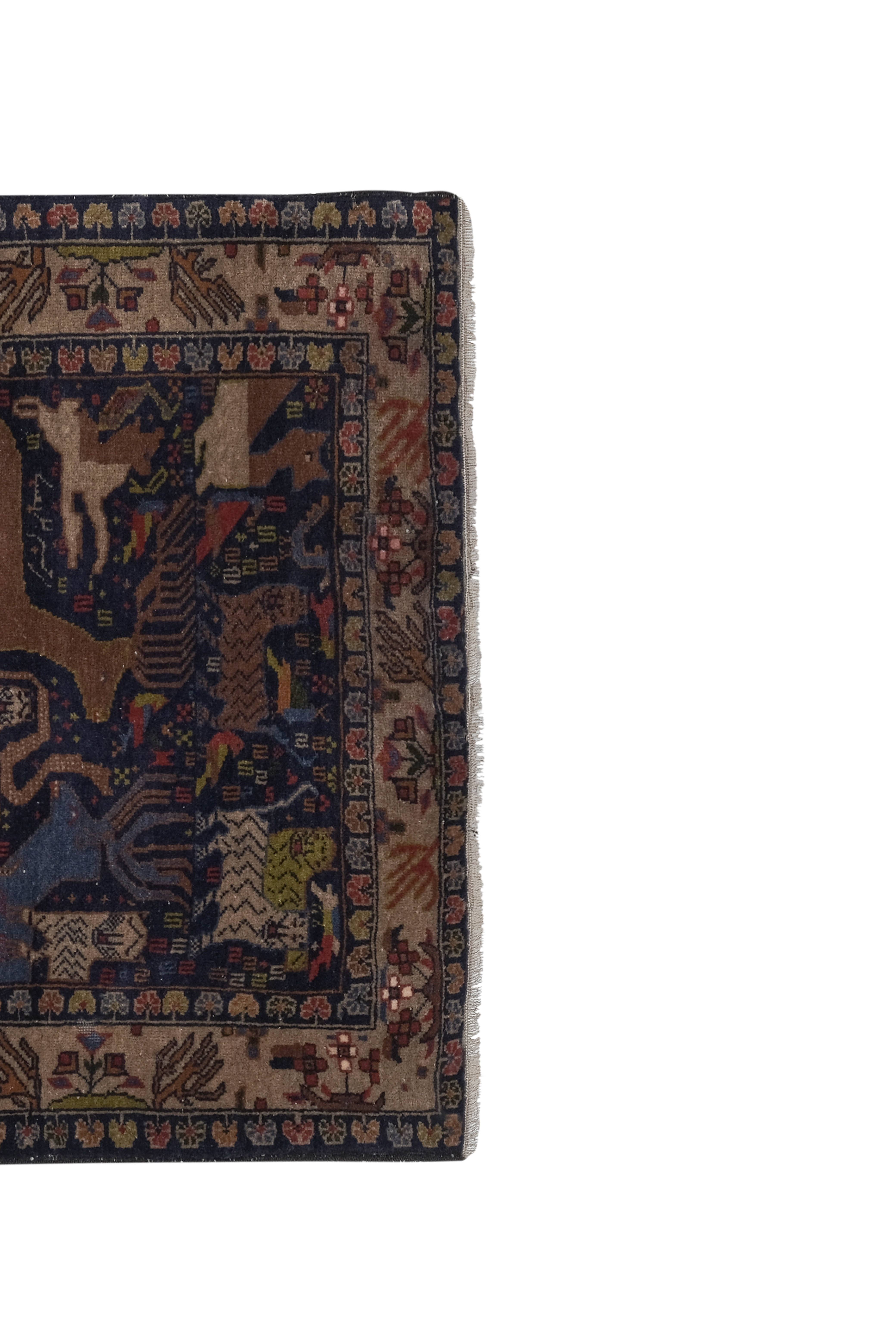 Vintage Caucasian Rug 36'' x 56''