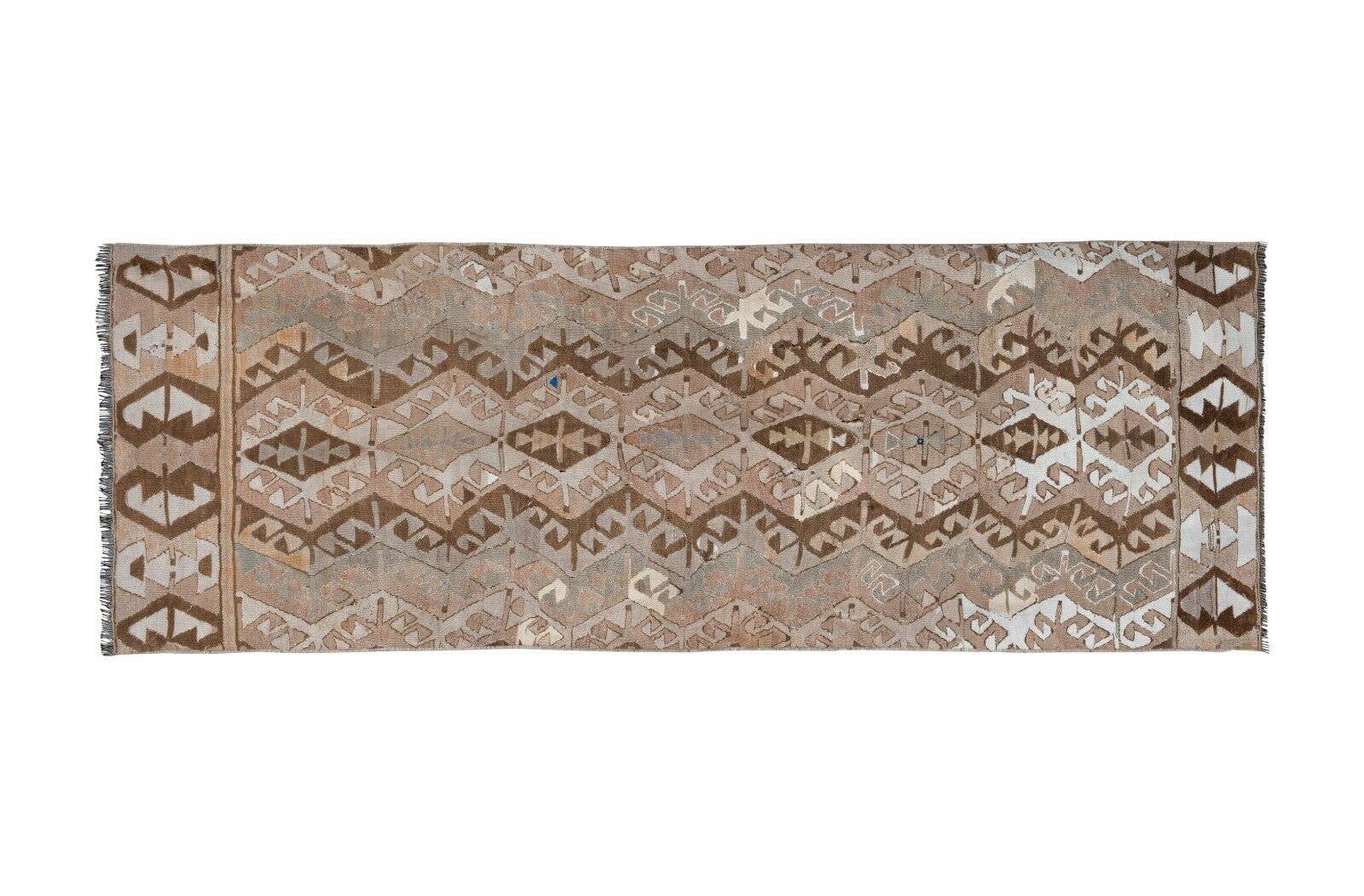 Vintage Turkish Anatolian Kilim Runner 2'10'' x 7'1''