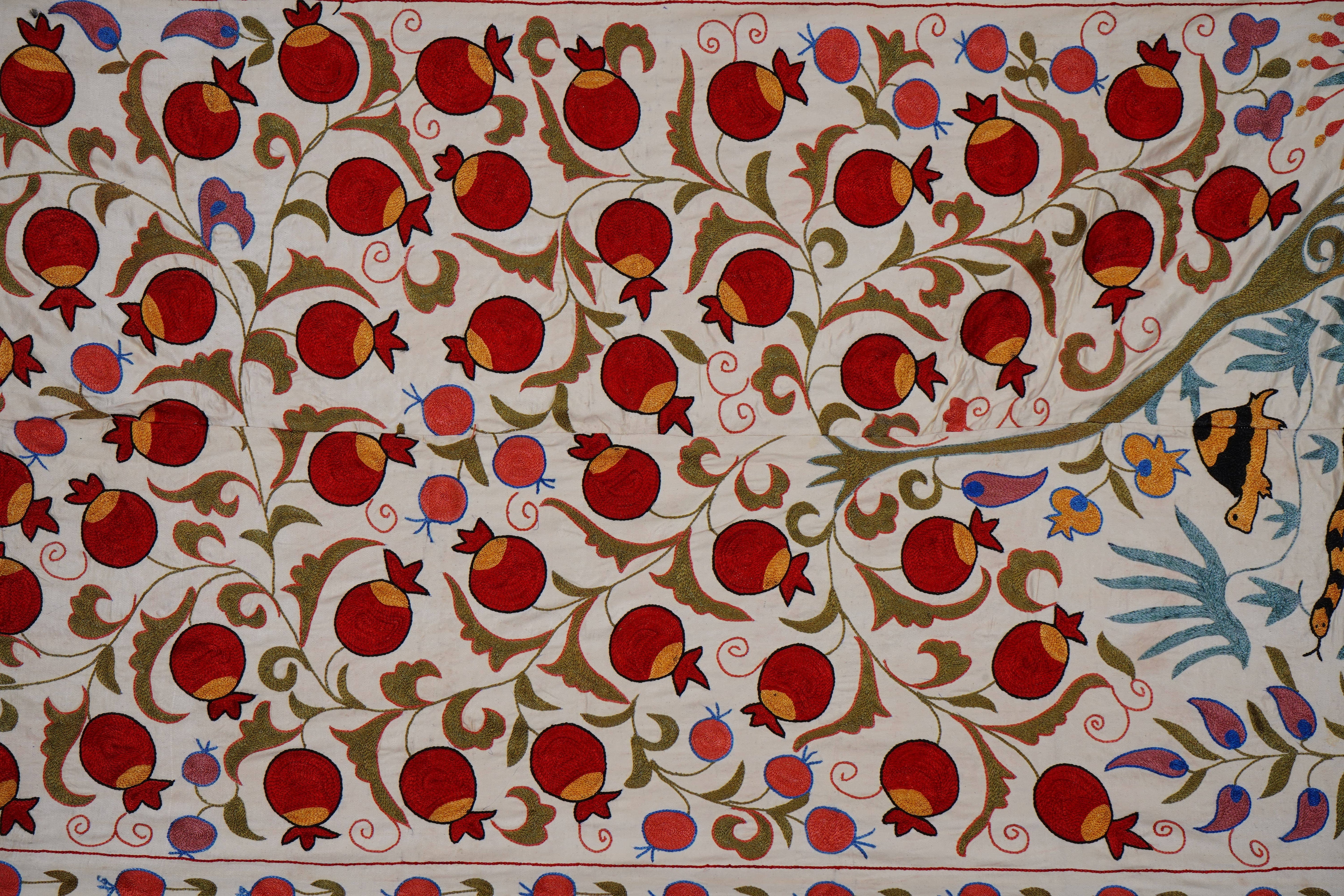 Suzani Wall Hanging & Bedspread | 3'5'' x 6'1''