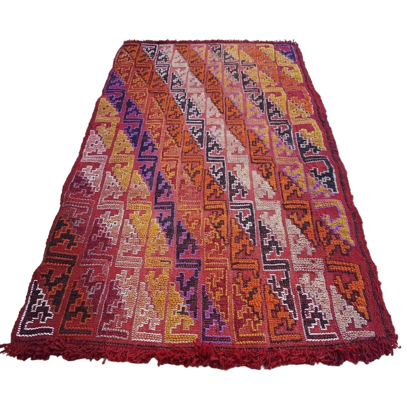 Vintage Kilim Yastik Rug 20'' x 34''