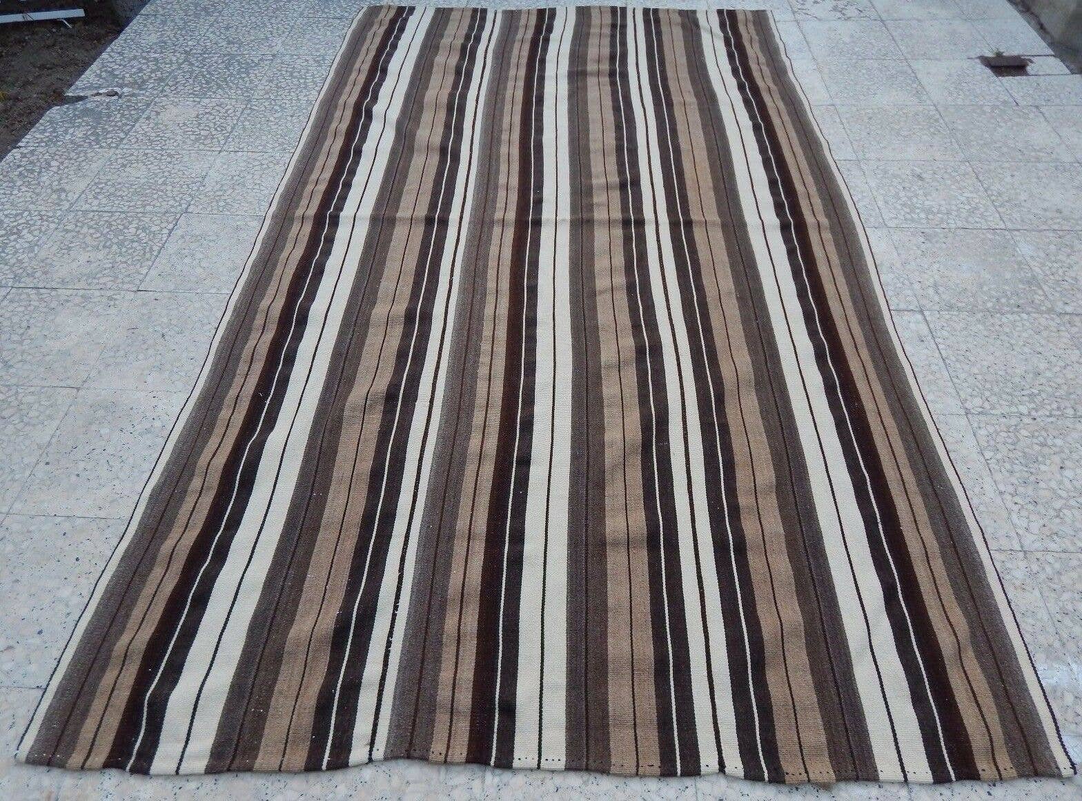Vintage Turkish Kilim Rug 5' x 8'5''
