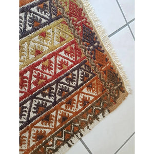 Vintage Oushak Yastik Rug 19'' x 33''
