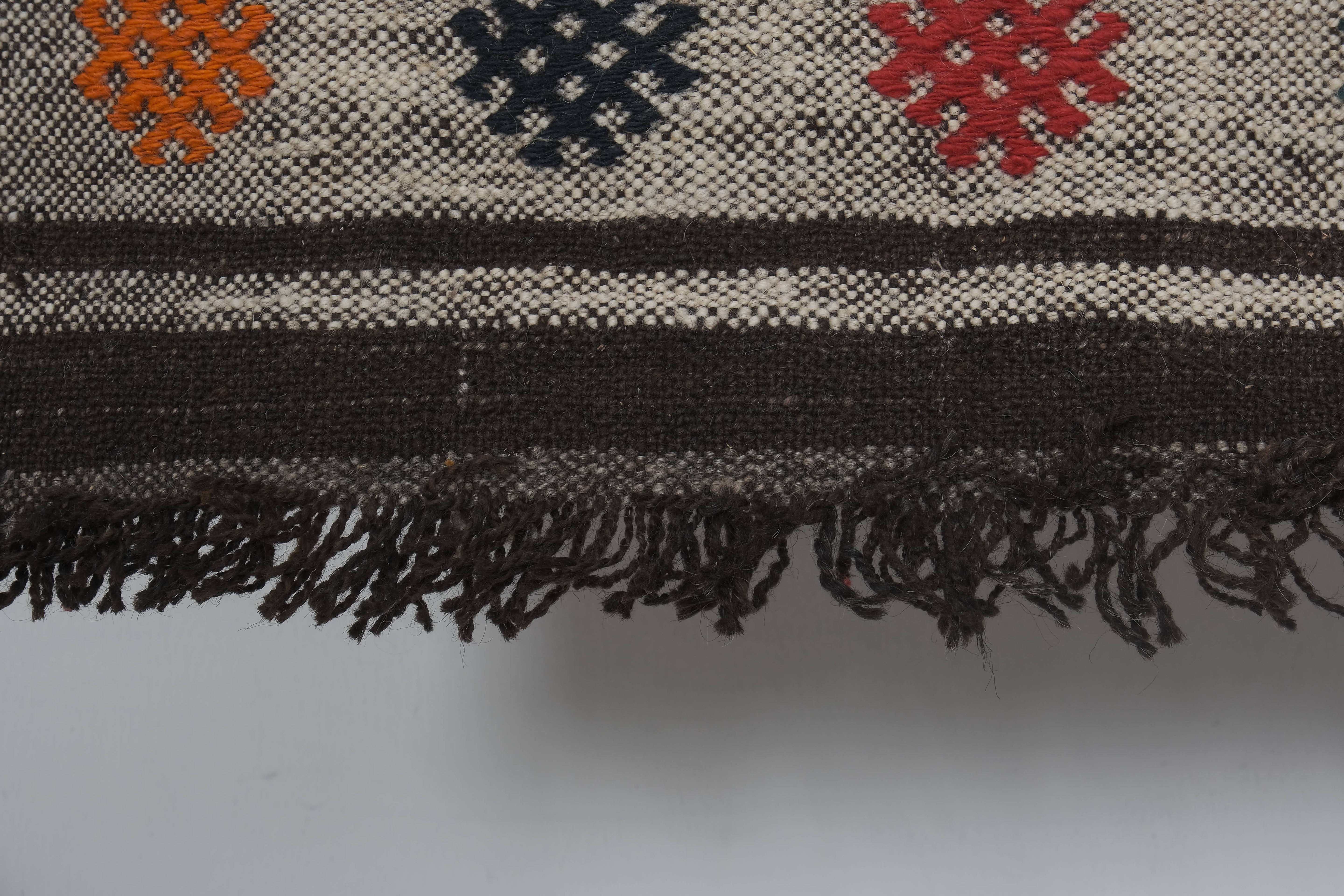 Vintage Turkish Kilim Runner 2'1'' x 6'6''