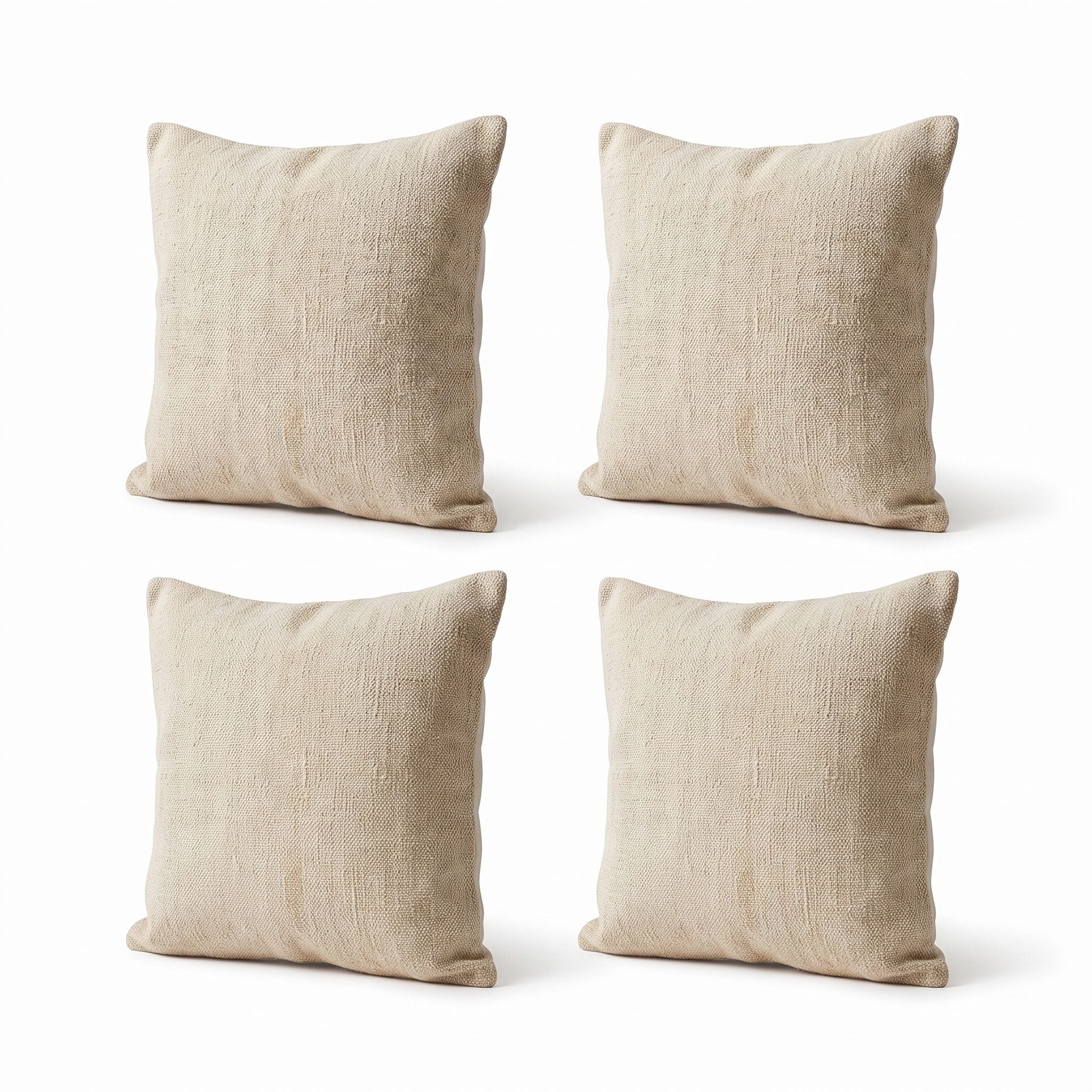 Turkish Kilim Pillow Cover Set of 4 | 24'' x 24'' - left angle