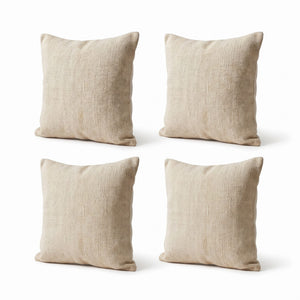 Turkish Kilim Pillow Cover Set of 4 | 24'' x 24'' - left angle